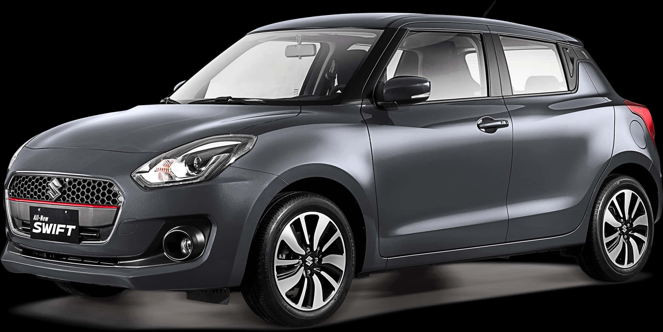 Sleek Black Suzuki Swift2023 PNG