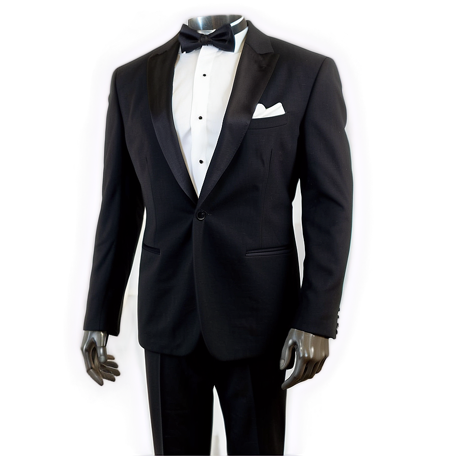 Sleek Black Tie Affair Png Mvw38 PNG