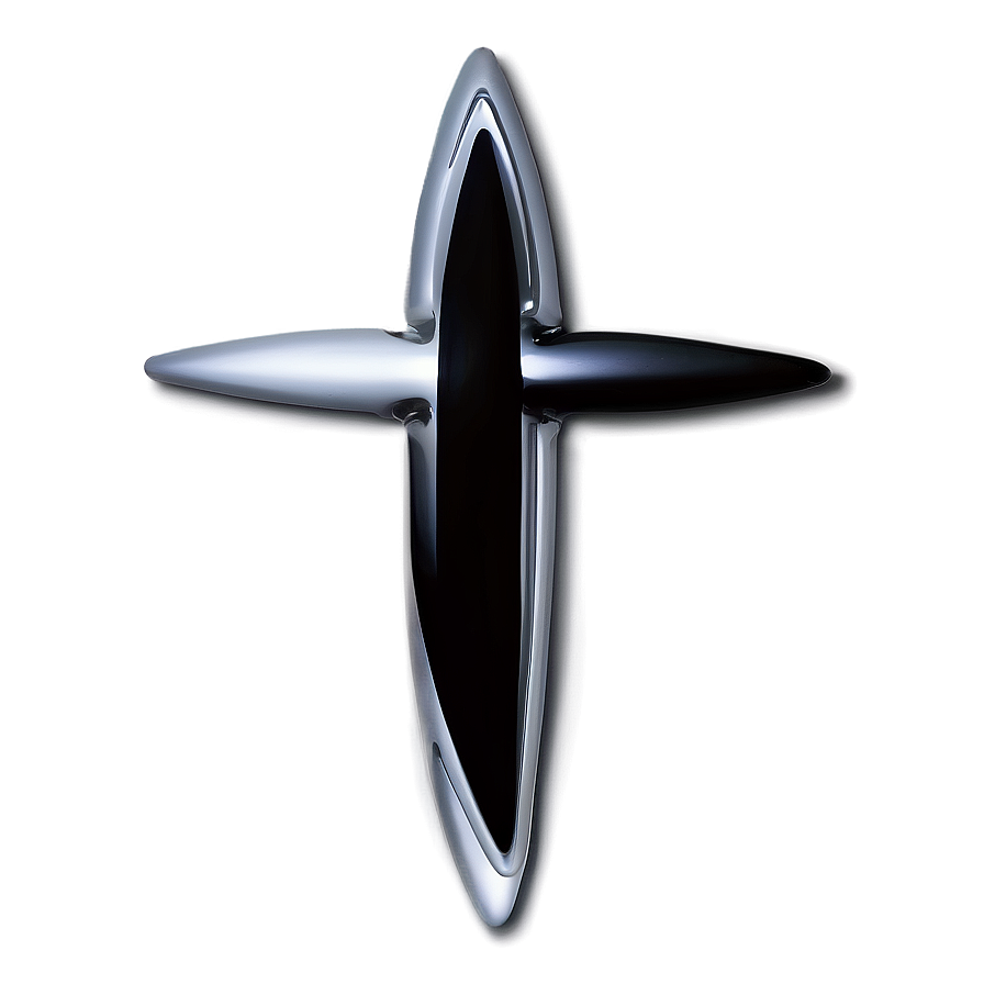 Sleek Black X Graphic Png Sef13 PNG