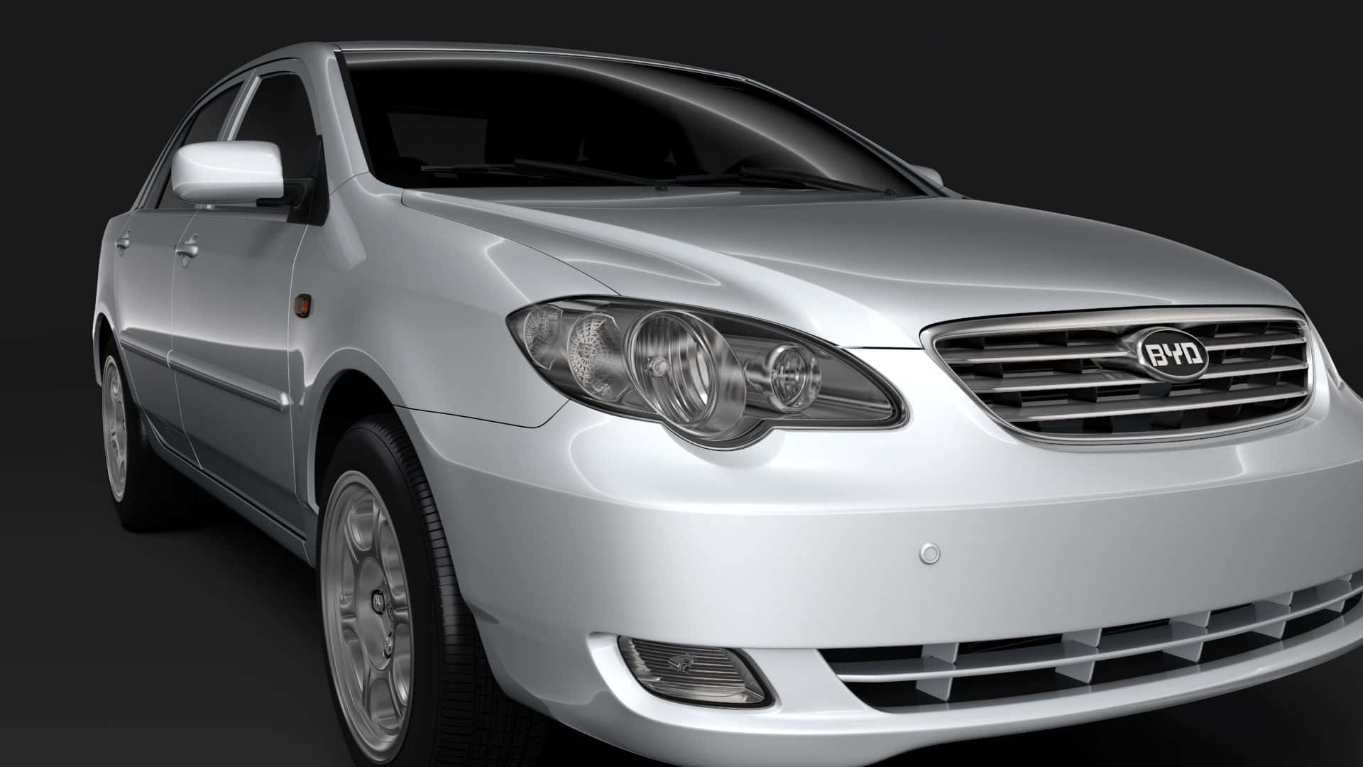 Sleek Byd F3 Sedan Moottoritiellä Taustakuva