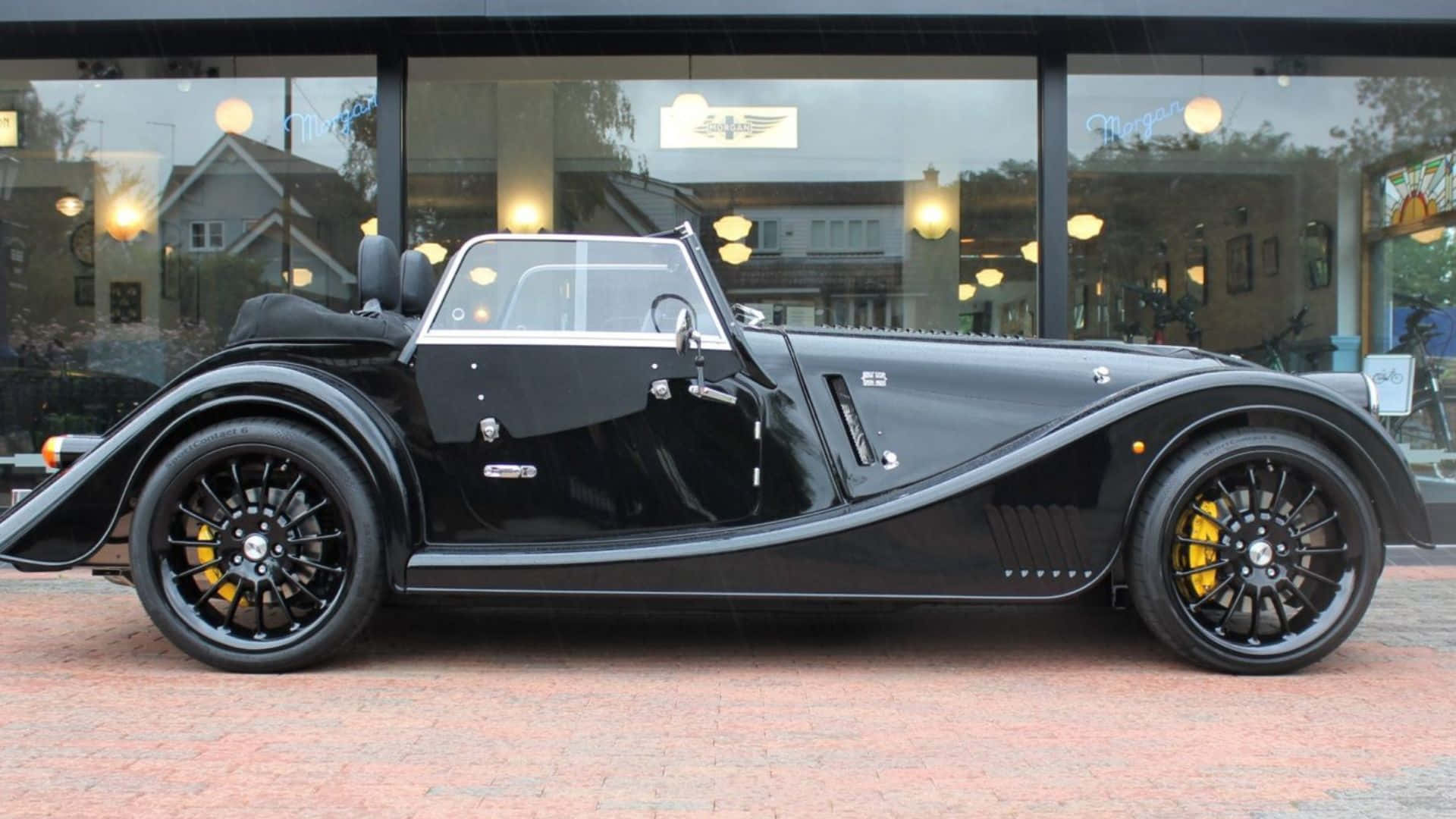 Sleek Elegance - The New Morgan Plus Six Wallpaper