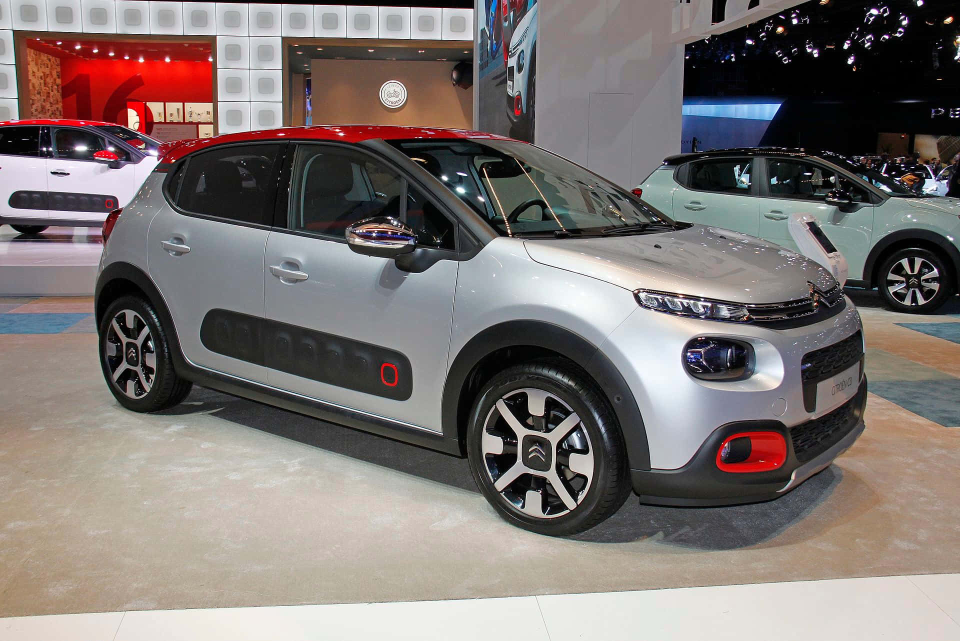 Sleek, Elegant Citroen C3 In Stunning Silver Wallpaper