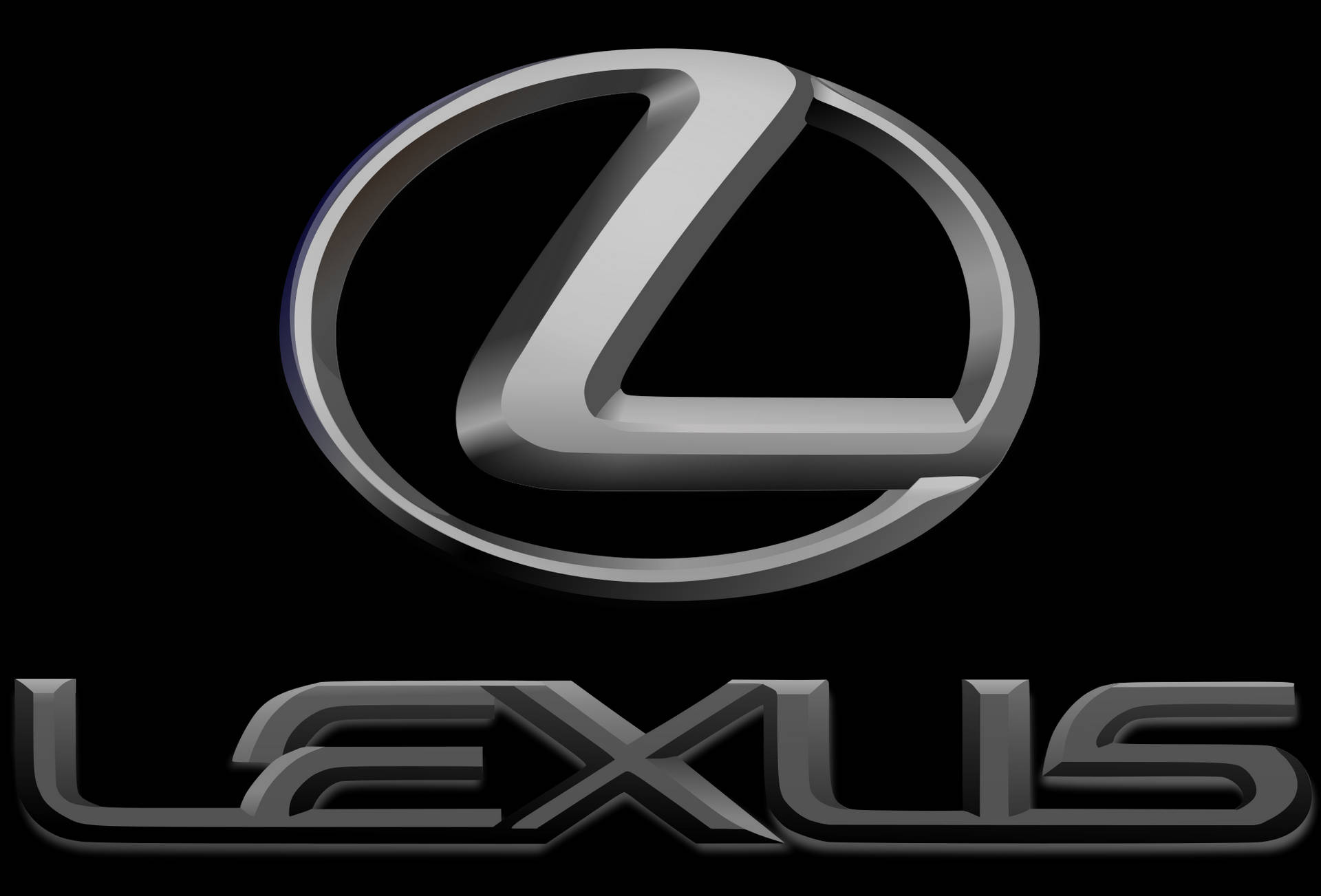 Schlichtesgraues Lexus-logo Wallpaper