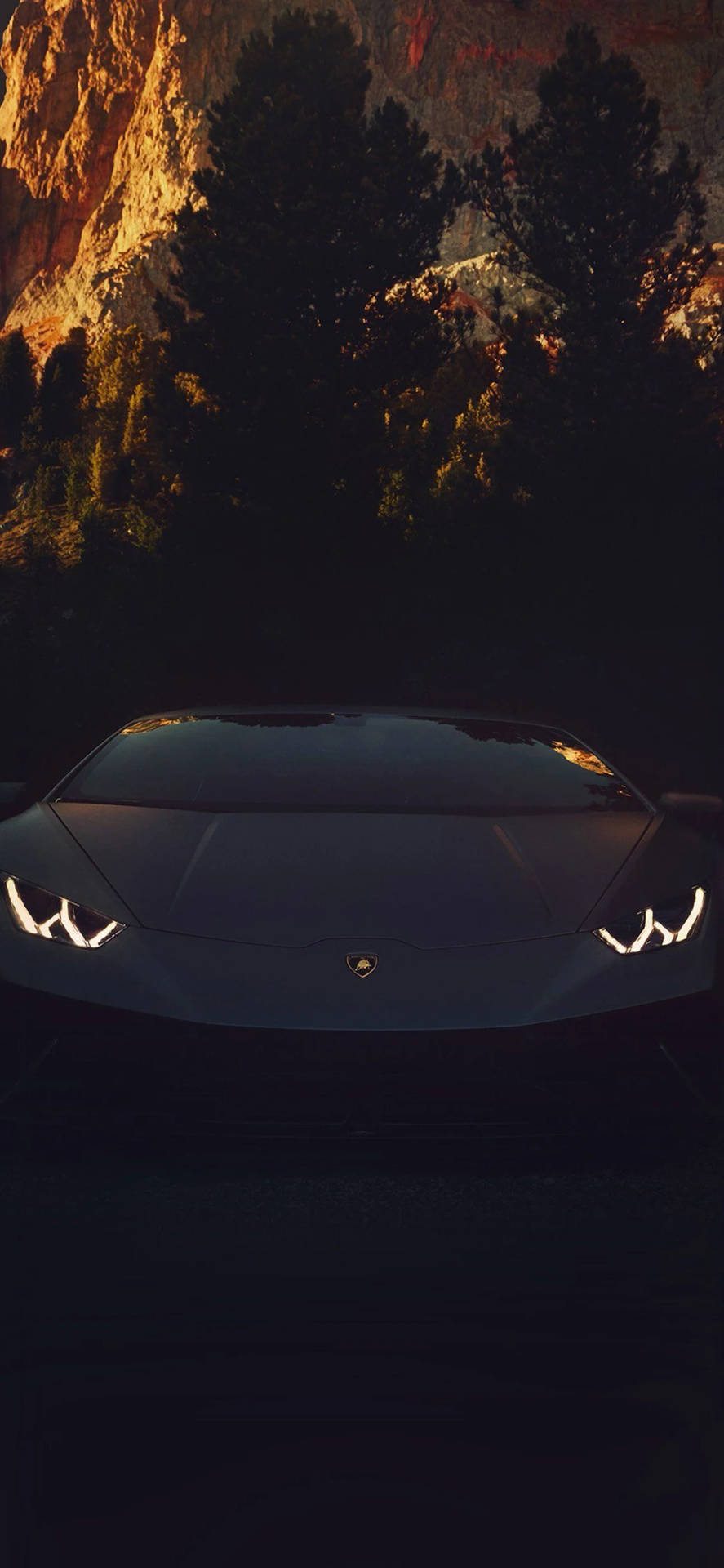 Sleek Lamborghini Aventador Iphone Car Wallpaper