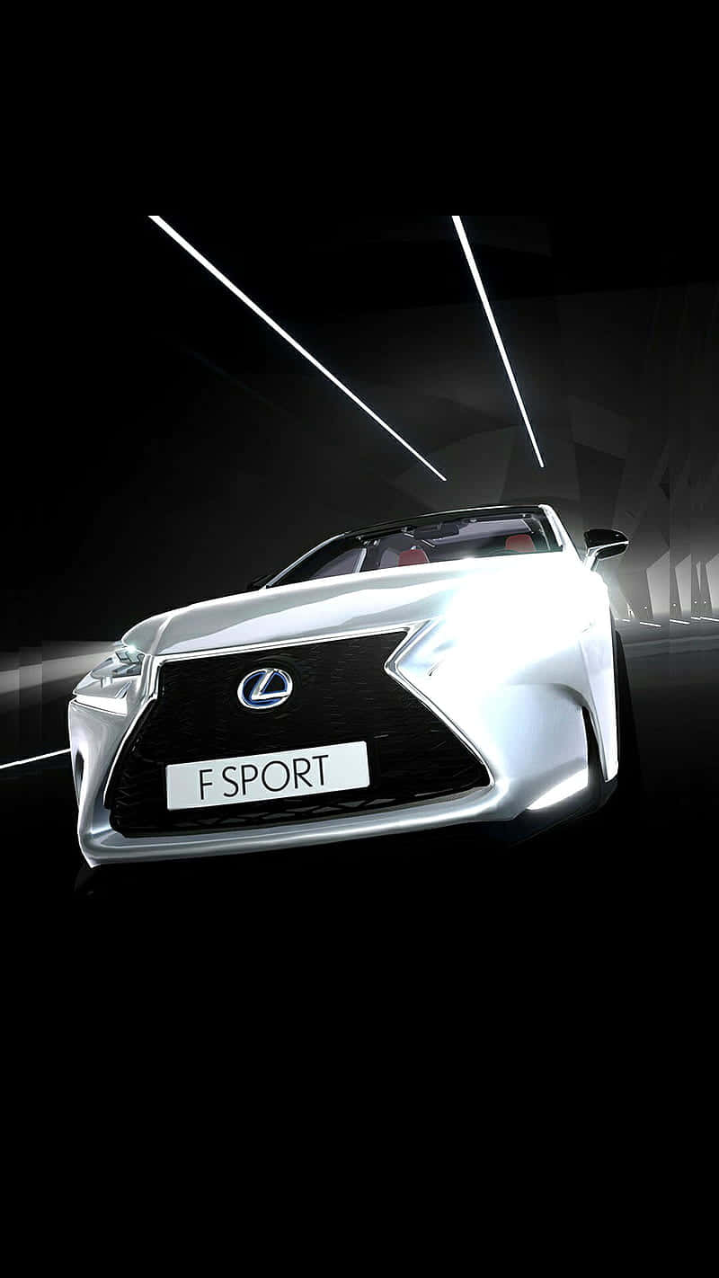 Sleek Lexus Nx Gliding Through The Night Wallpaper