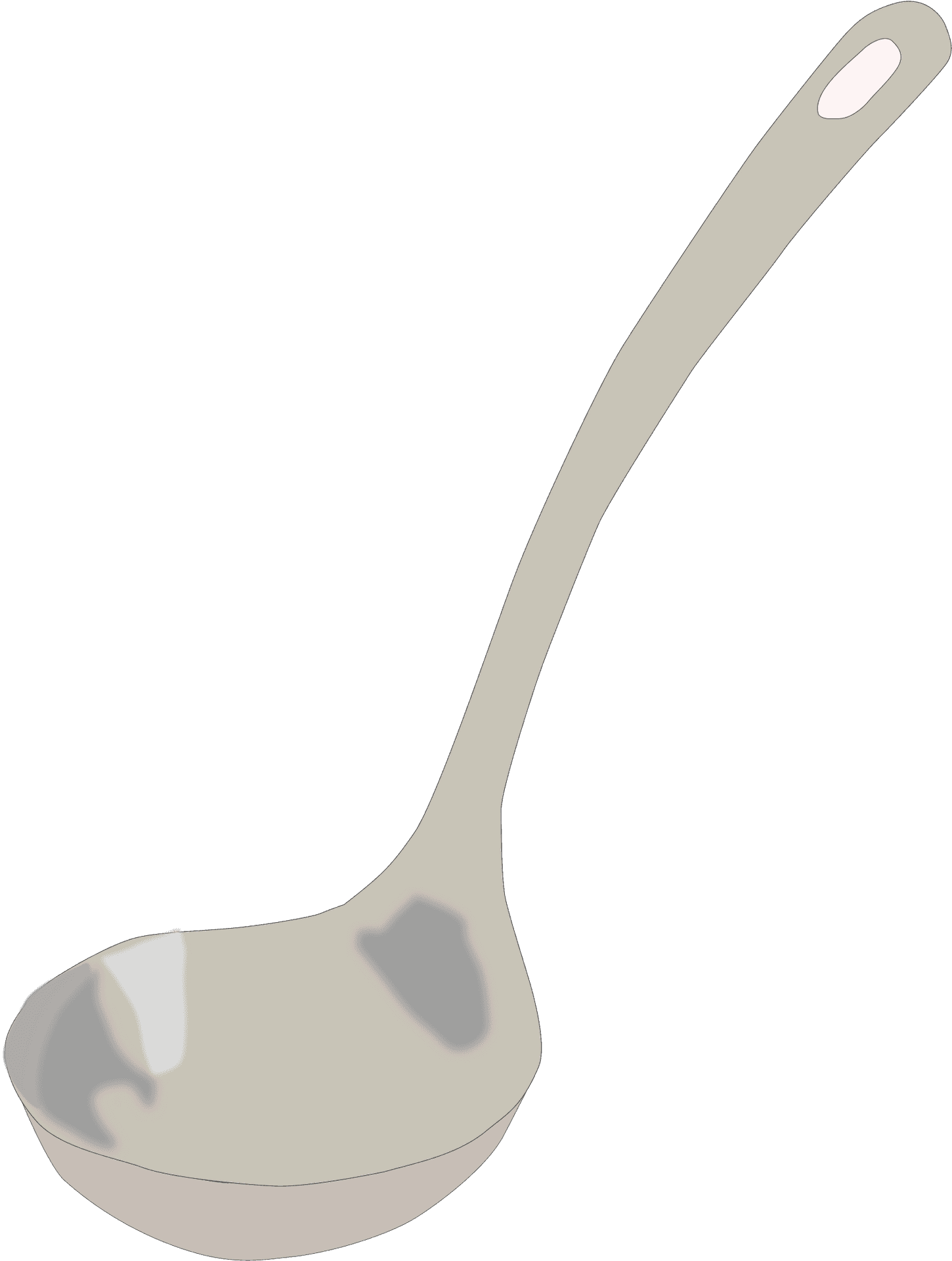 Sleek Modern Spoon Vector PNG