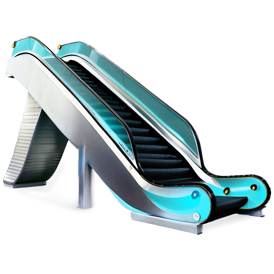 Sleek Office Building Escalator Png Vij38 PNG