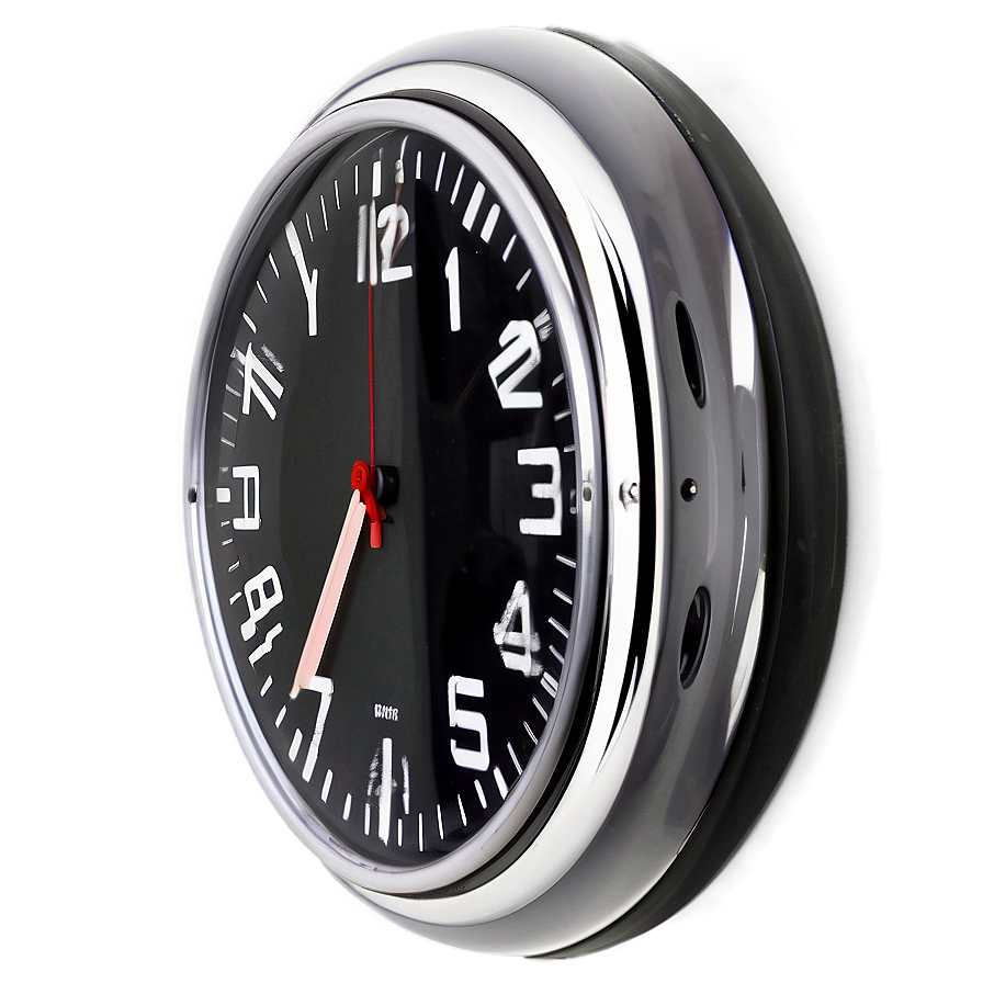 Sleek Office Clock Png Nhr PNG