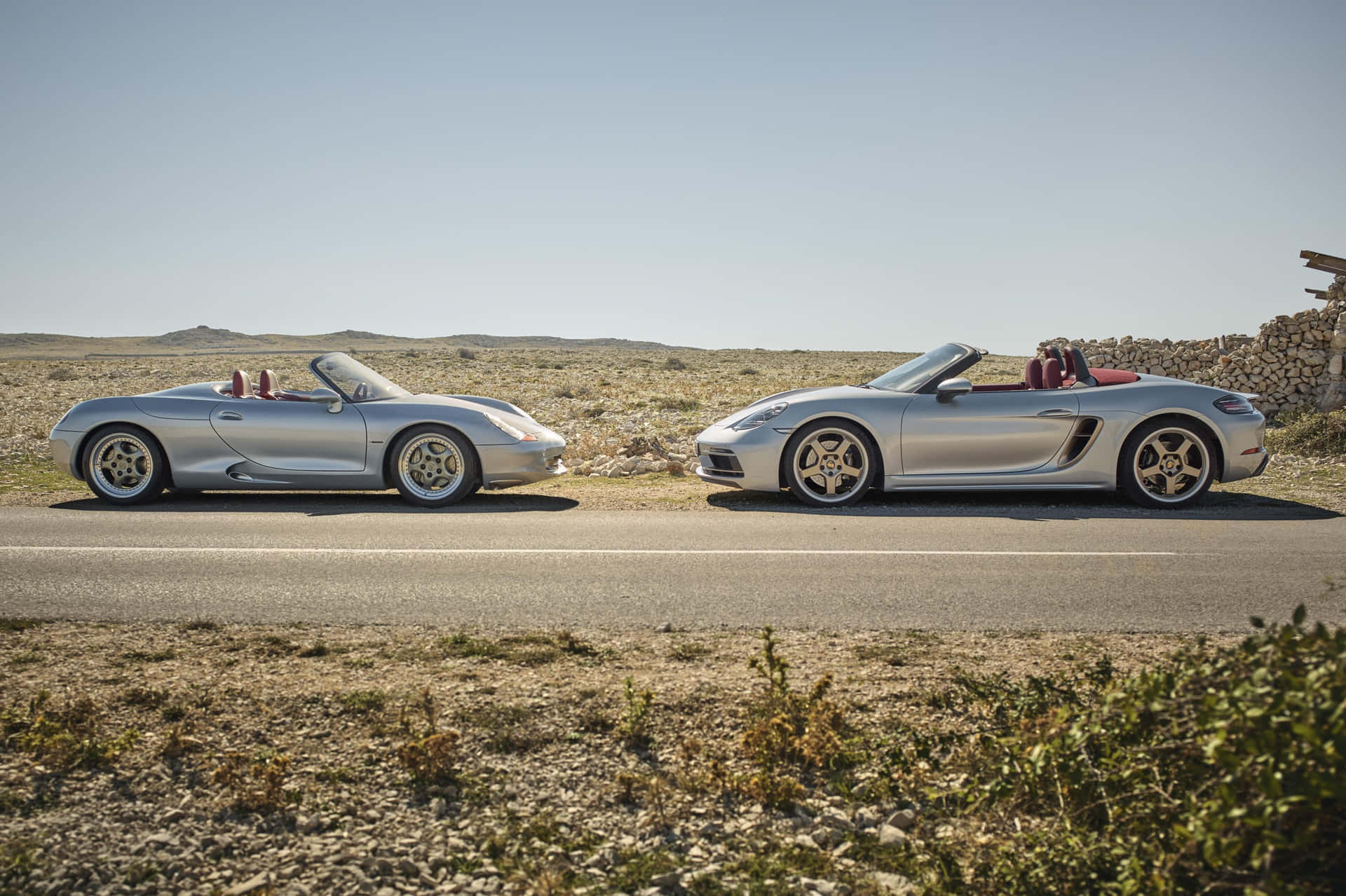 Sleek Porsche Boxster In Its Prime Wallpaper