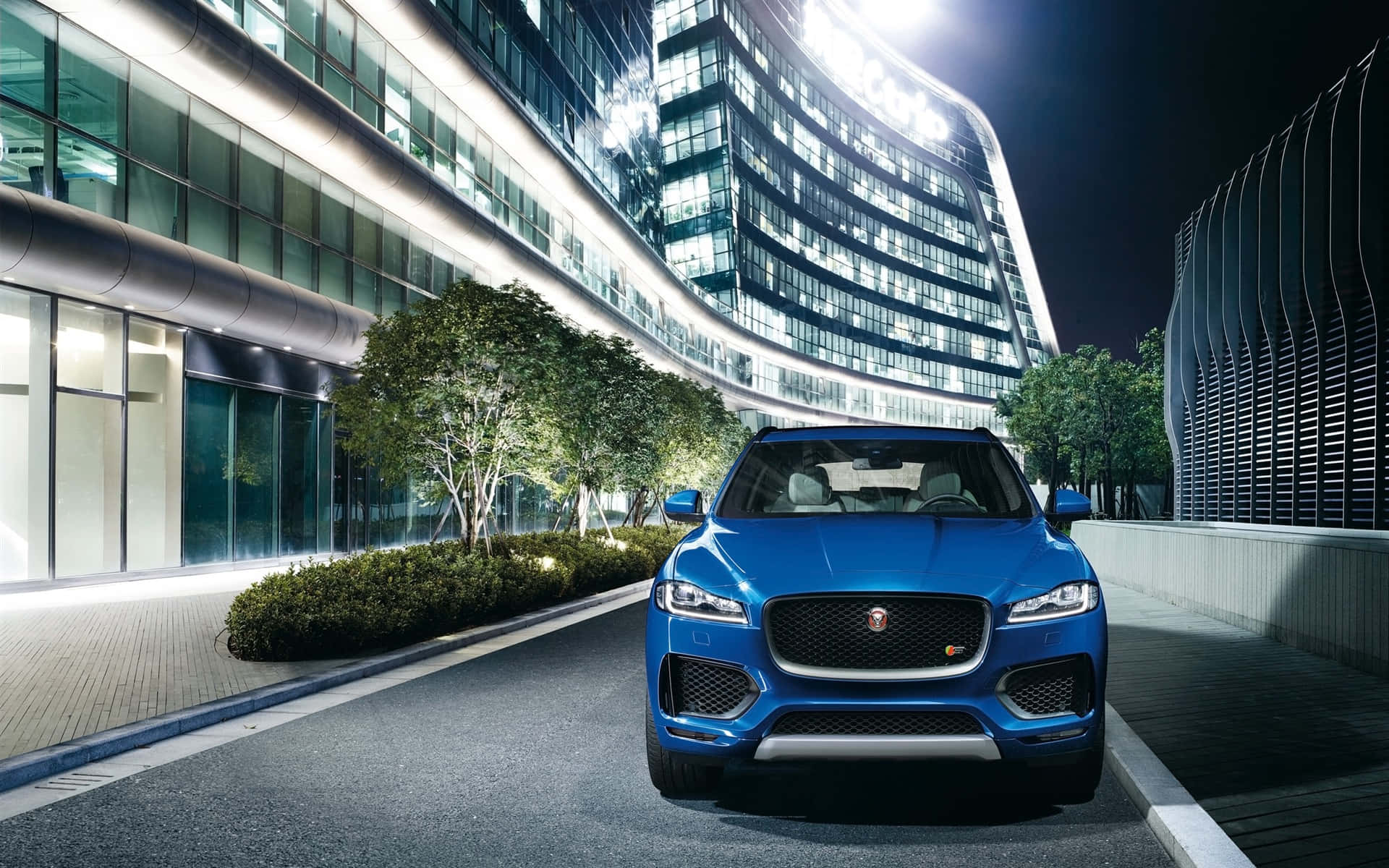 Sleek Power - The Jaguar F-pace Wallpaper