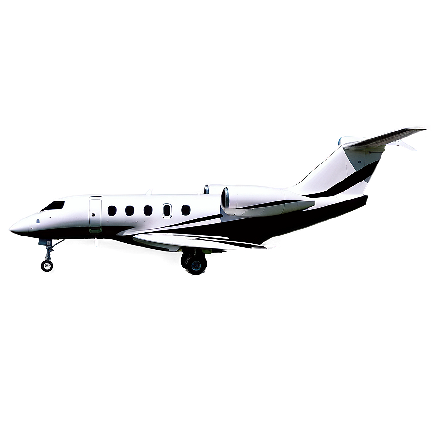 Sleek Private Jet Png Iwm75 PNG