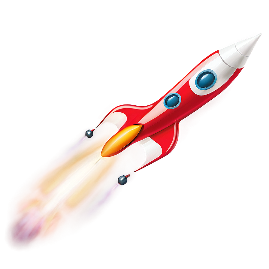 Sleek Rocketship Png 06132024 PNG