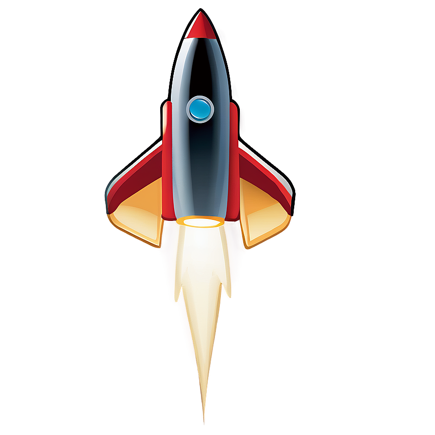 Sleek Rocketship Png Vyc24 PNG