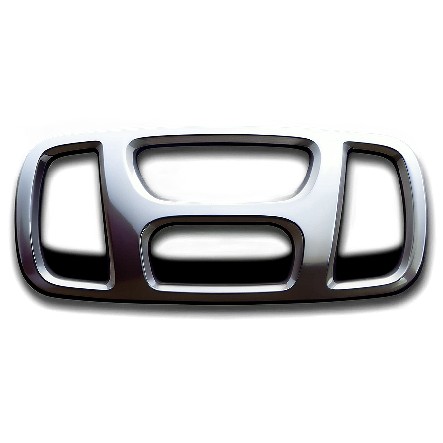 Sleek Silver Honda Logo Png Psq24 PNG