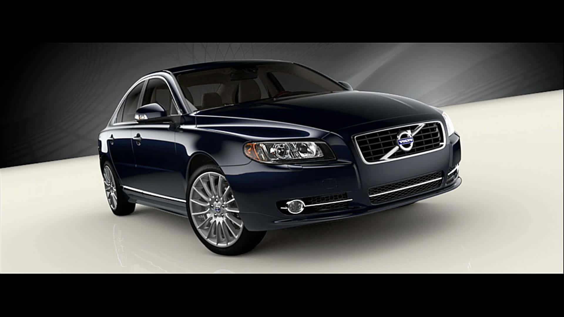 Sleek Silver Volvo S80 Parked Outdoors Wallpaper