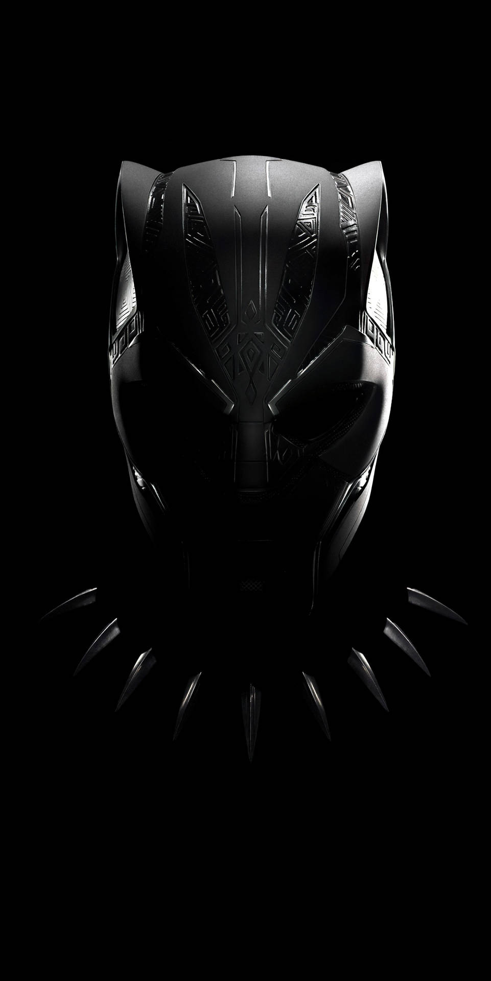Sleek Suit Black Panther Android Background