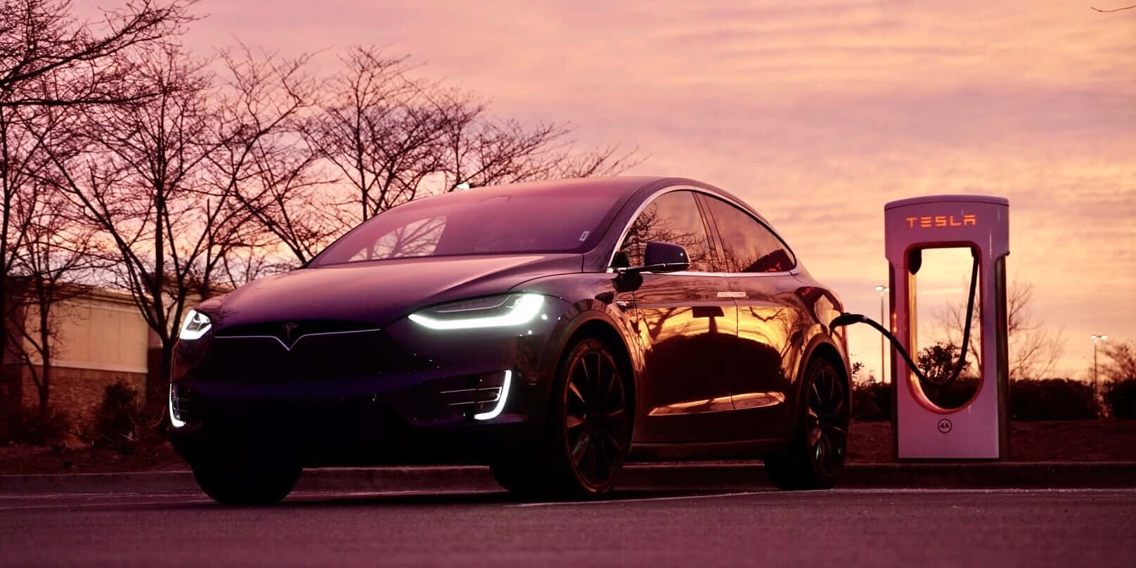 Sleek Tesla Model X Taking The High Road Wallpaper