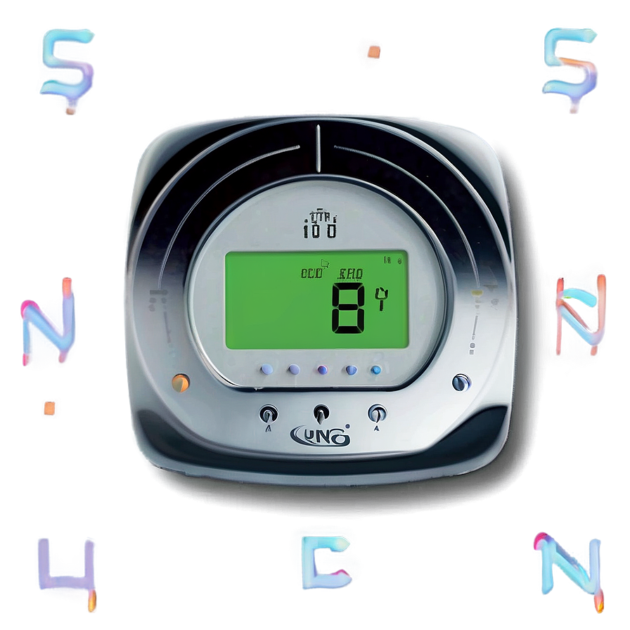 Sleek Thermostat Model Png Hhs34 PNG
