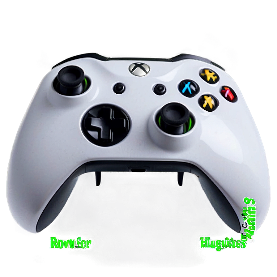 Sleek Xbox Controller White Png Veo PNG