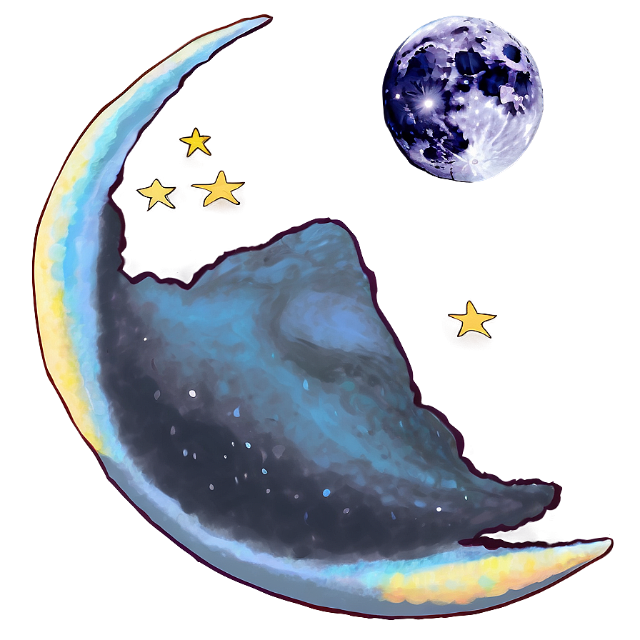 Sleep On Moon Png Ksr PNG