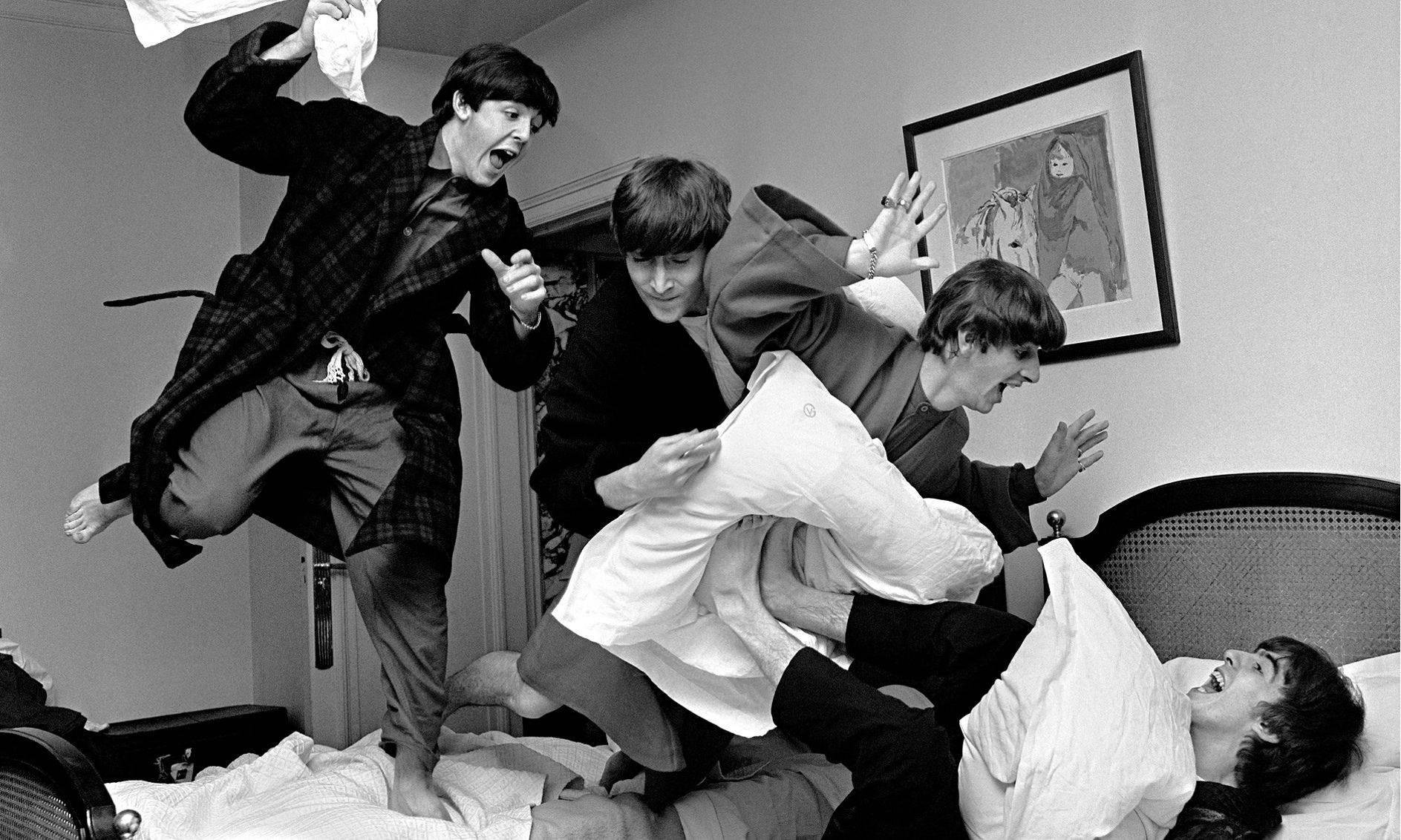 Sleep Over With The Beatles Background