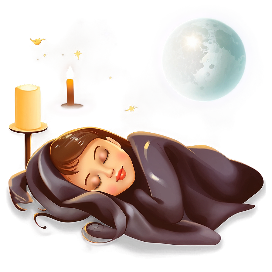 Sleep With Moonlight Png 05232024 PNG