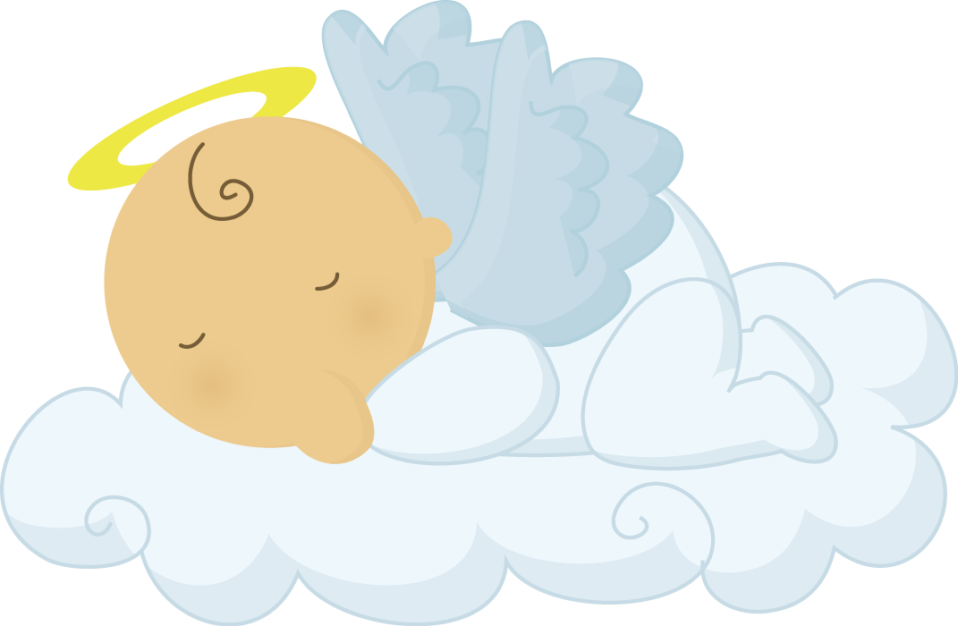 Sleeping Angel Babyon Cloud Illustration PNG