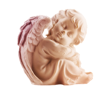 Sleeping Angel Sculpture PNG