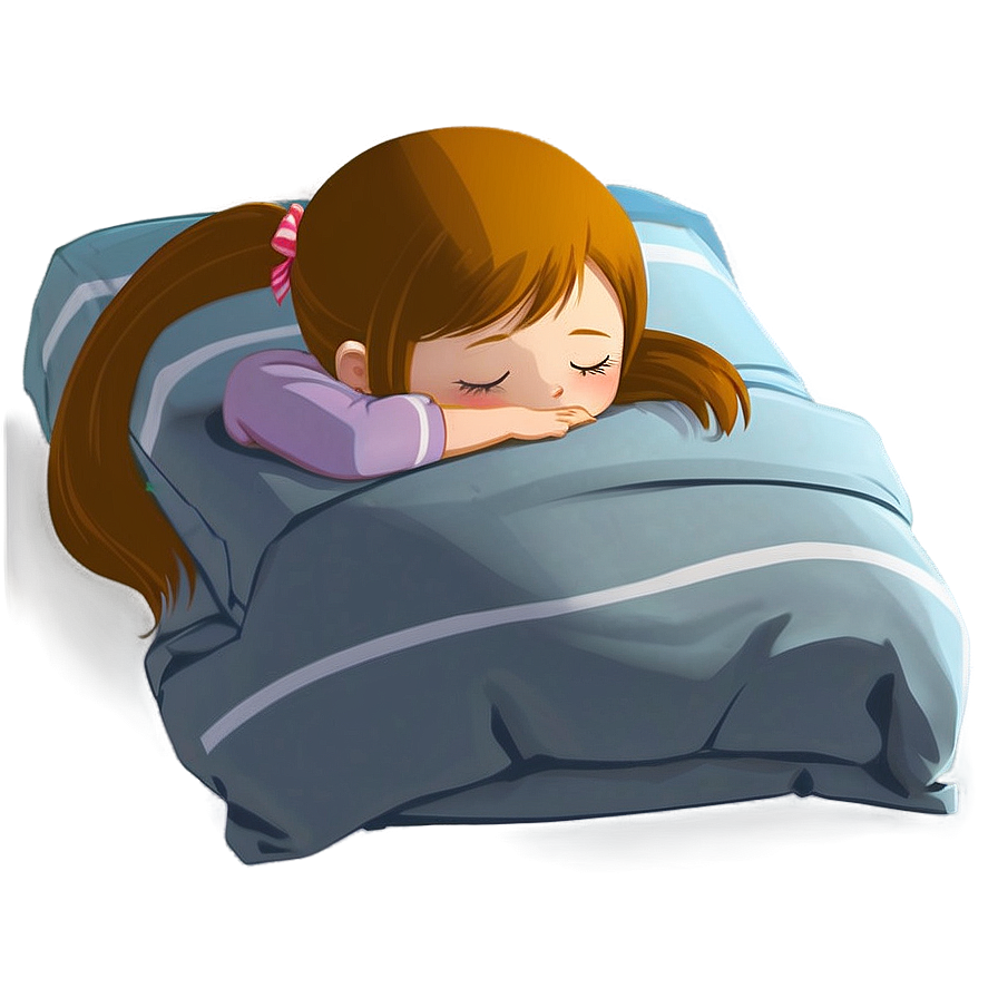 Download Sleeping Anime Character Png Pbm | Wallpapers.com