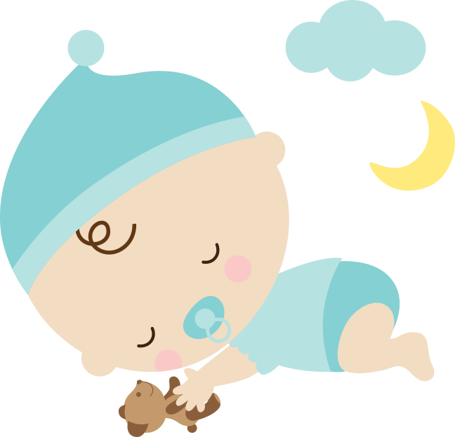 Sleeping Baby Cartoon PNG