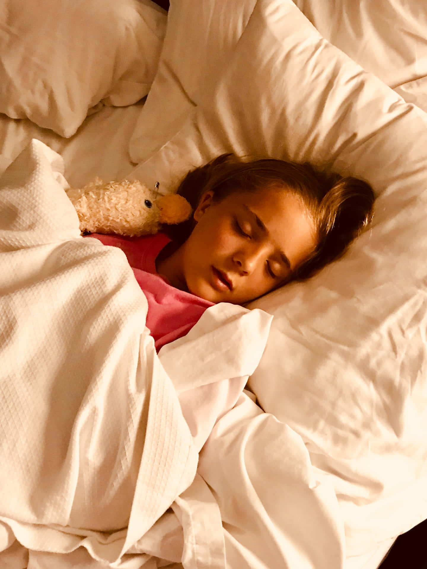 Sleeping Beautiful Young Girl Wallpaper