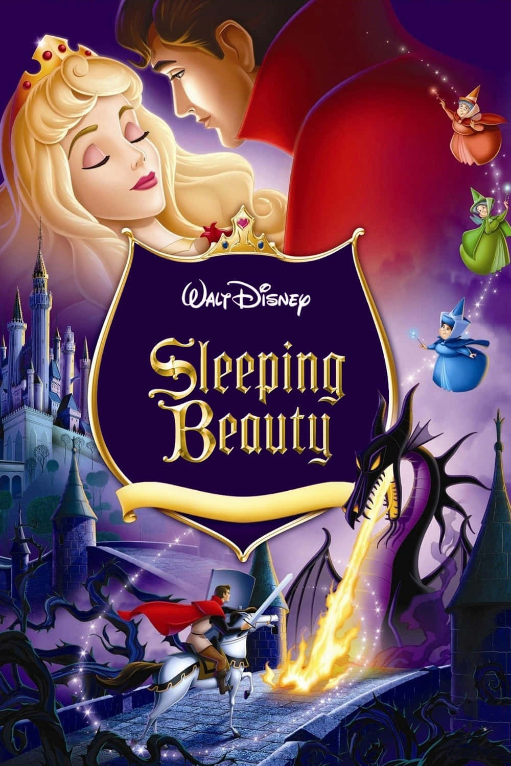 Enchanting Princess Aurora from Sleeping Beauty Wallpaper