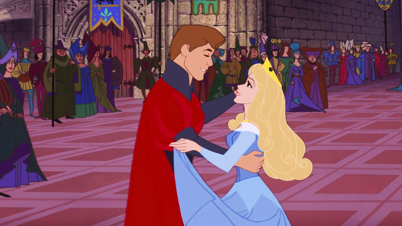 Cinderella And Prince Edward In The Castle