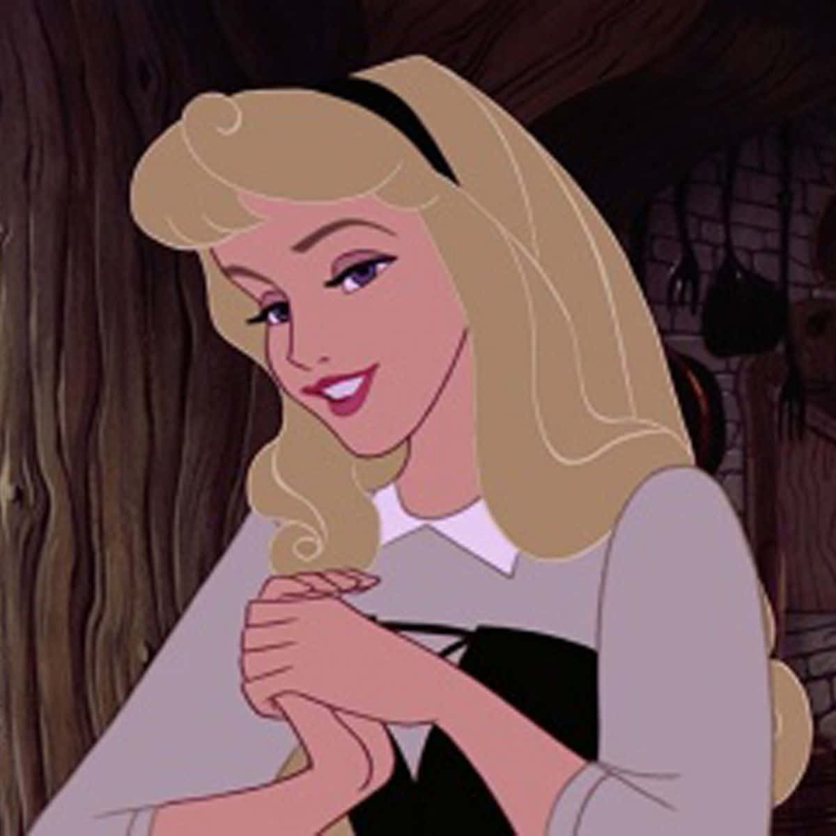 A Disney Princess With Long Blonde Hair
