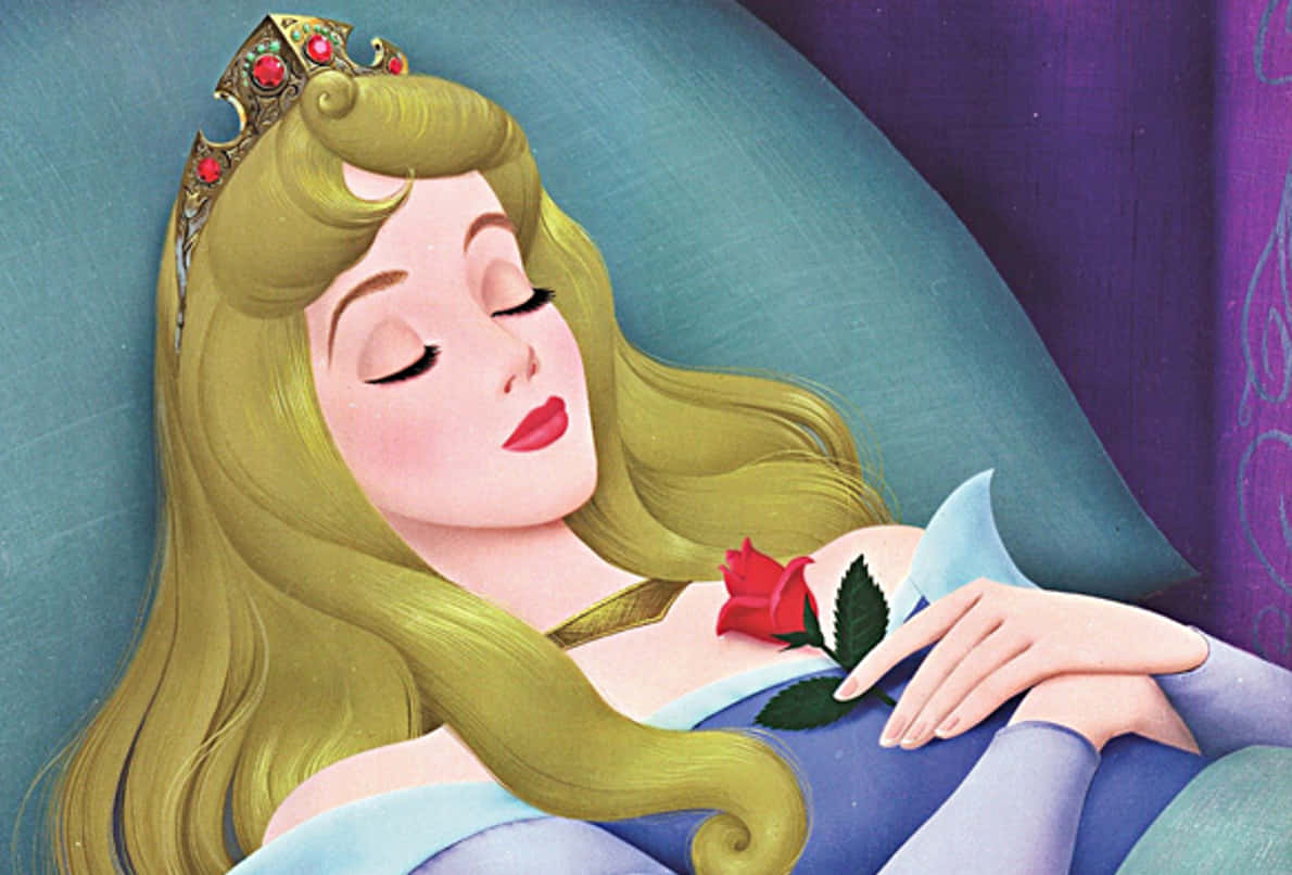 "Beautiful Sleeping Beauty Awaits."