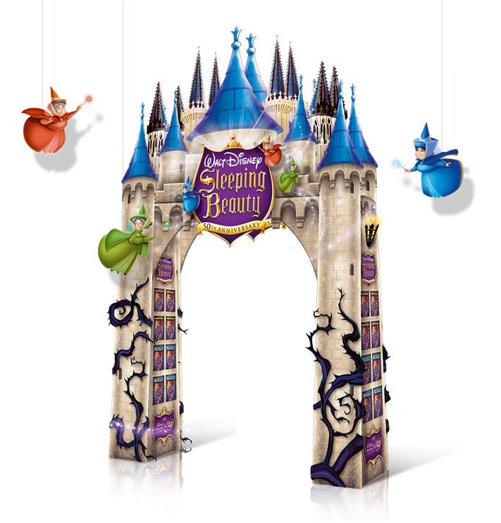 Sleeping Beauty50th Anniversary D V D Archway PNG