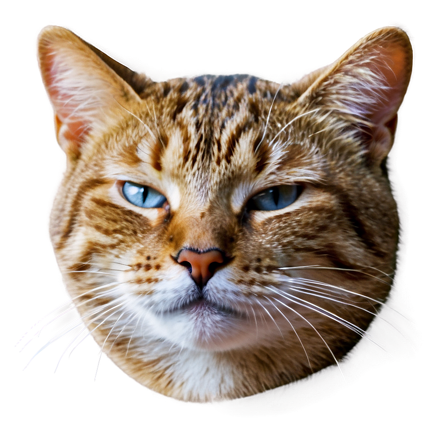 Sleeping Cat Face Png Isf PNG