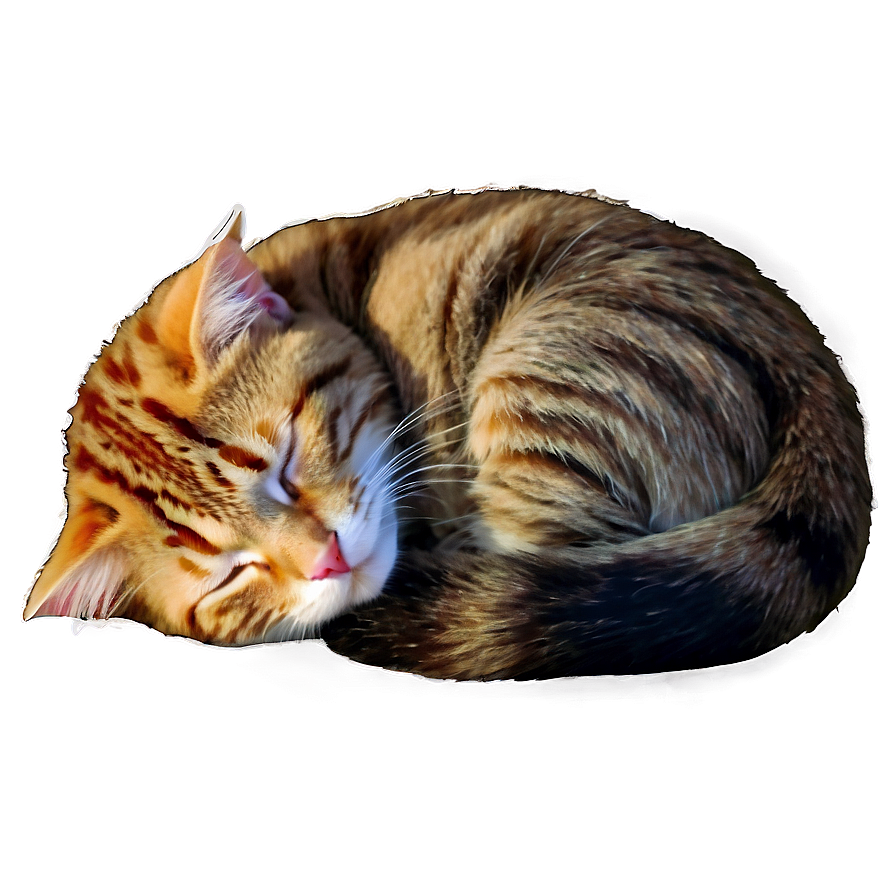 Sleeping Cat Png Jmq PNG