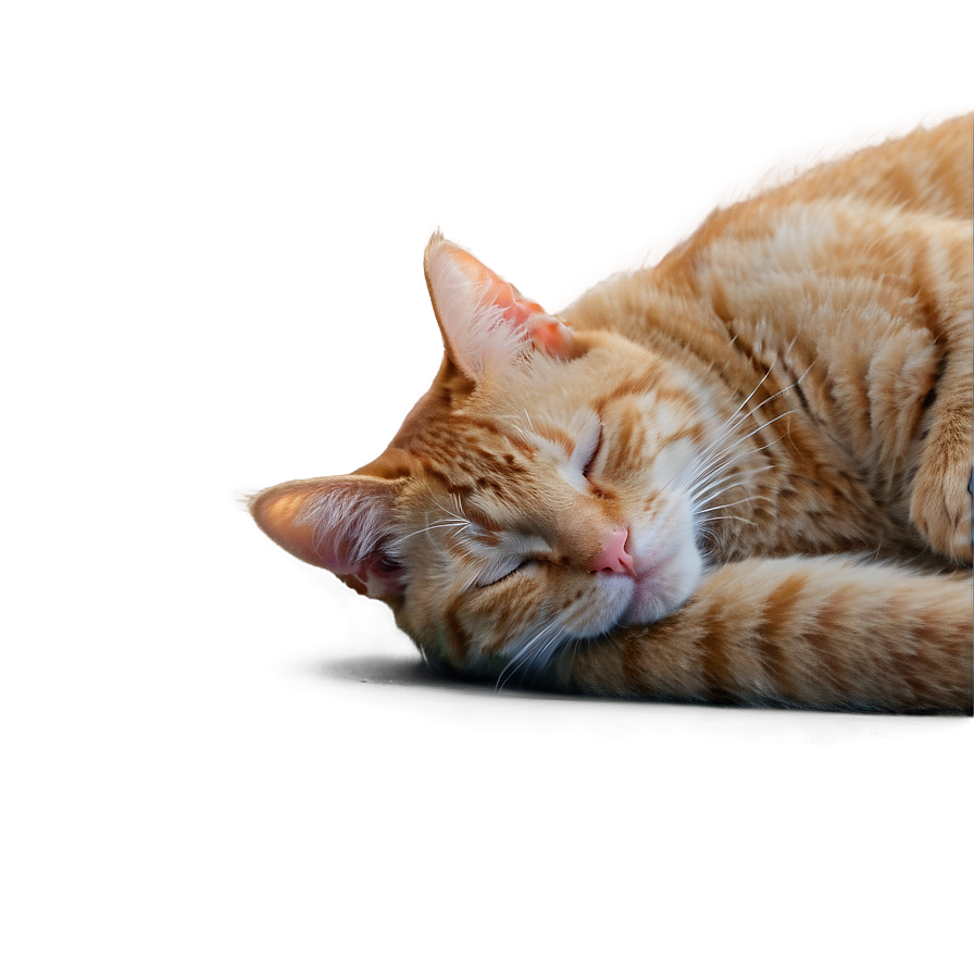 Sleeping Cat Transparent Kpe53 PNG