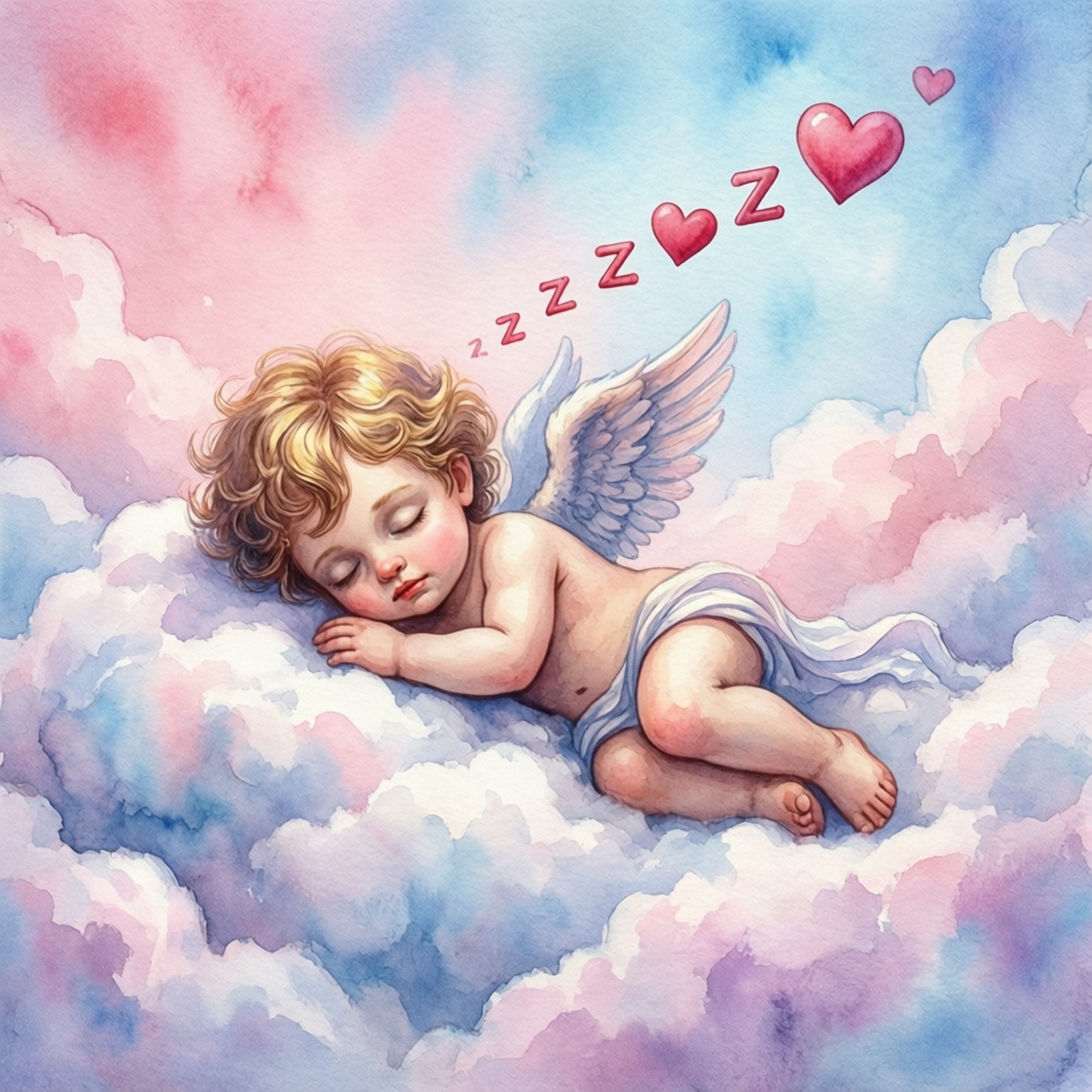 Cupidon Endormi Fonds d'écran