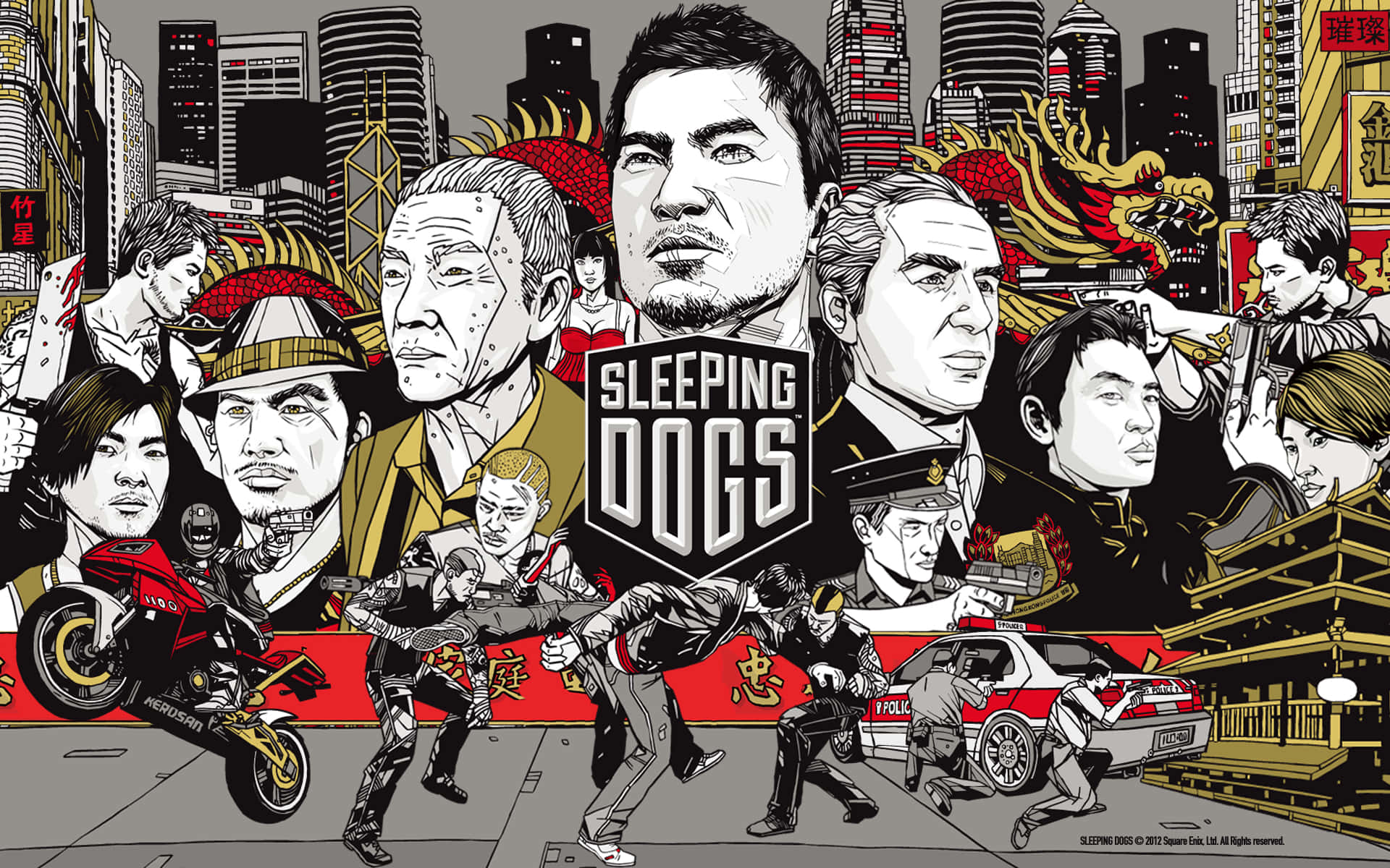 "Unleash revenge in the streets of Hong Kong in Sleeping Dogs"