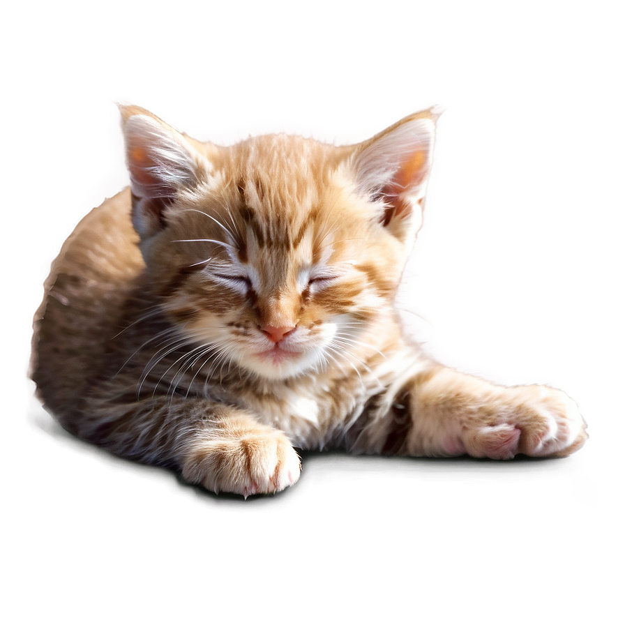Sleeping Kitten Png 13 PNG