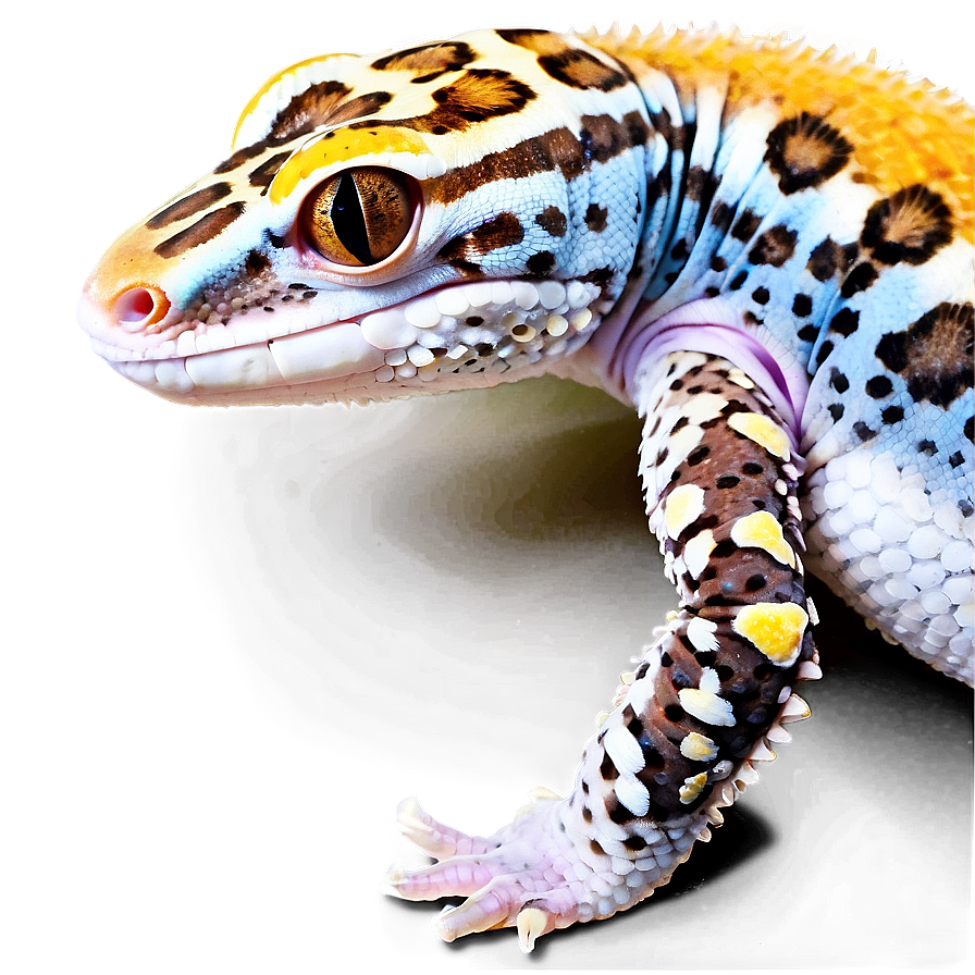 Sleeping Leopard Gecko Png 06202024 PNG