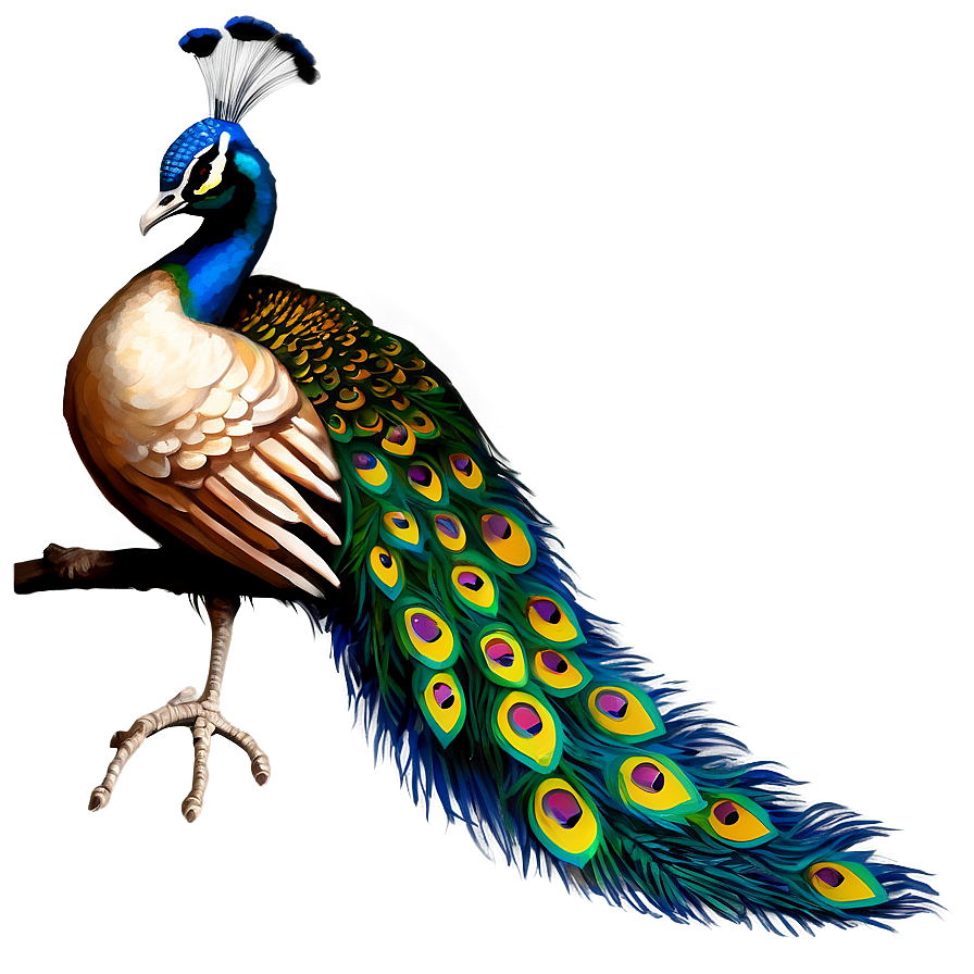 Download Sleeping Peacock Png 93 | Wallpapers.com