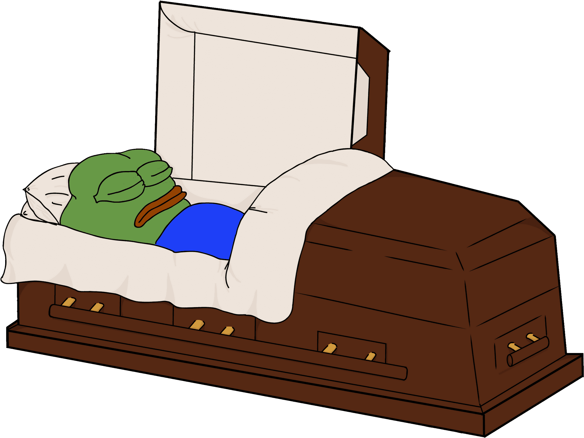 Sleeping Pepein Bed PNG