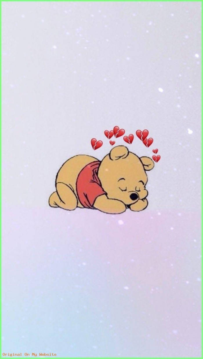 Sleeping Pooh Aesthetic Cartoon Disney