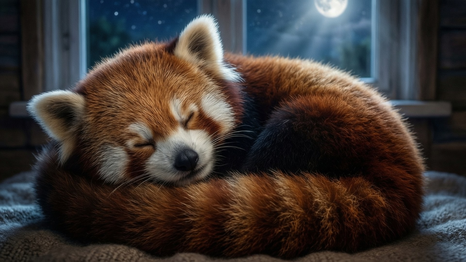 Panda Rojo Durmiendo Fondos de pantalla