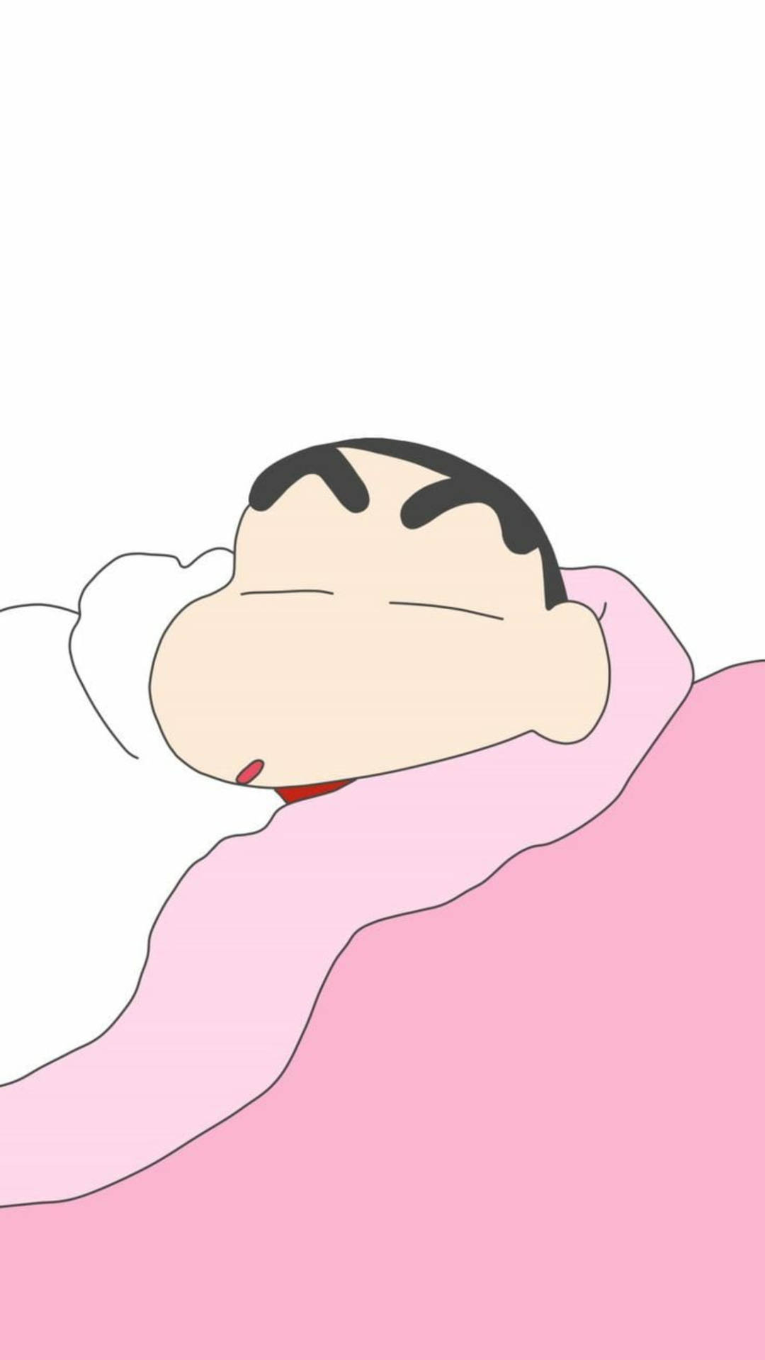 Sleeping Shinchan Aesthetic Picture
