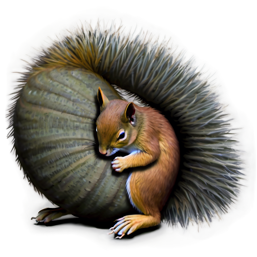 Sleeping Squirrel Png Aqp PNG