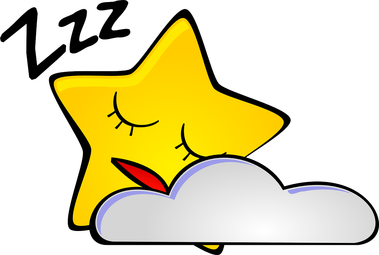 Sleeping Staron Cloud SVG